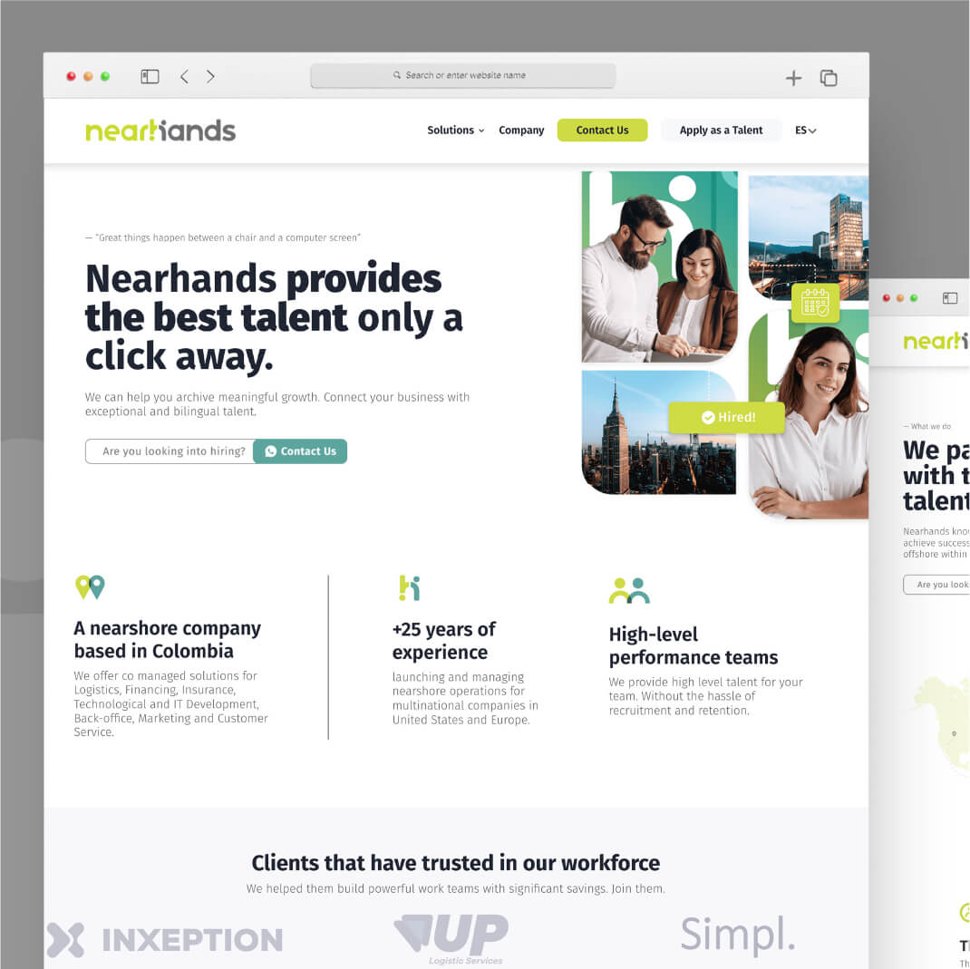 nearhands-website